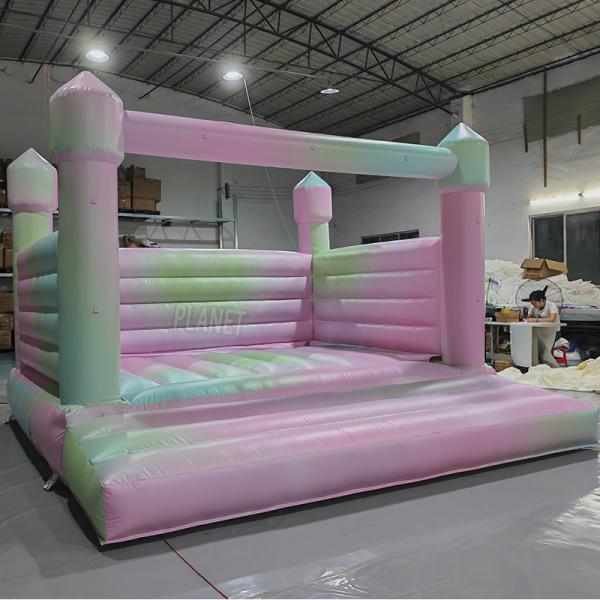 Commercial Moonwalk Pastel Bounce House Wedding Bouncy House Jumping Castle For Adults and Kids