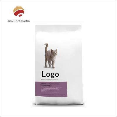 Colorful Custom Pet Food Stand Up Pouch Pet Food Packaging With Durable Zippers