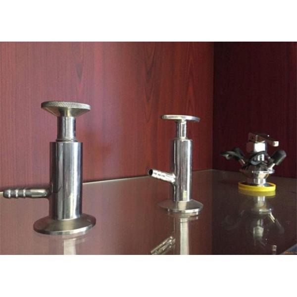 DN8 No Leakage Stainless Steel Sample Valve , Sanitary Pipe Fittings And Valves