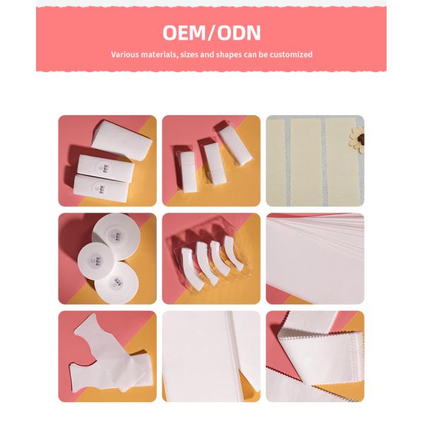 Tiras de cera depilatoria de tejido no tejido para depilación OEM ODM