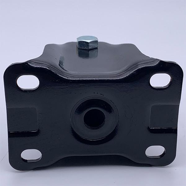 2.5 inch Black Nylon Wheel Low Profile Plate Rigid Caster