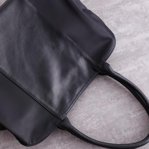 Oxford Cloth Womens Leather Bags OEM Waterproof Tote Bag With Zipper
