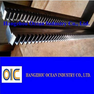 20mm Straight Tooth Profile Industrial Sliding Gate Motor Gear Racks Module 1 Black Oxide