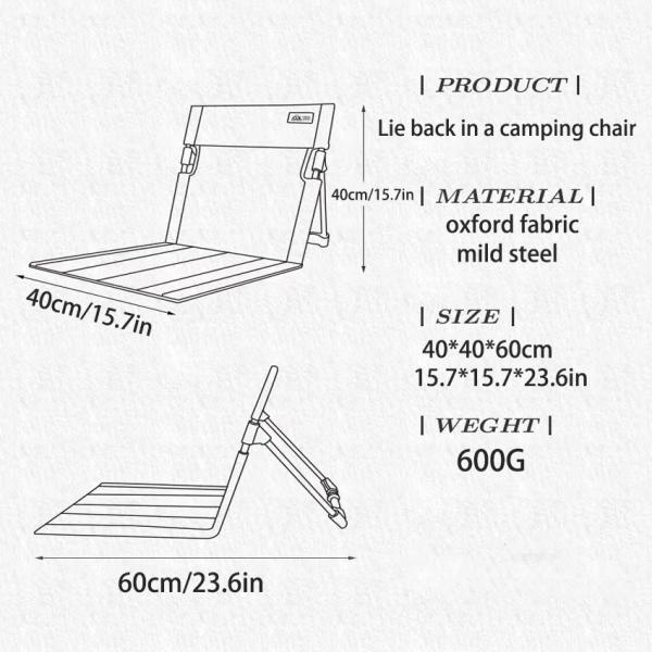 2024 Stainless Steel Made Folding Portable Chair Set for Outdoor Leisure and Camping