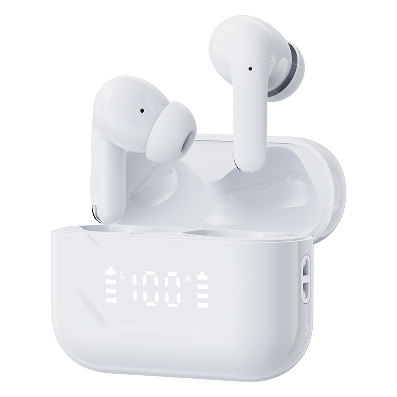 Wireless Earphones 5.3 Edition LED Battery Display ENC Call Noise Reduction True Wireless Stereo In Ear Earphones 360 ° Panoramic Stereo I5 Sweatproof Sports Running Fitness Suitable for Mobile Phones