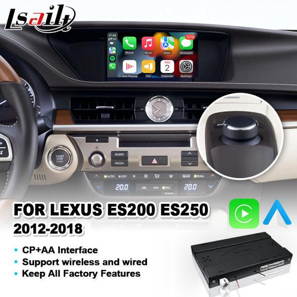 Interface sem fio Android Auto Carplay para 2012-2018 Lexus ES250 ES200 ES350 ES300h ES 250 200 Controle de botão