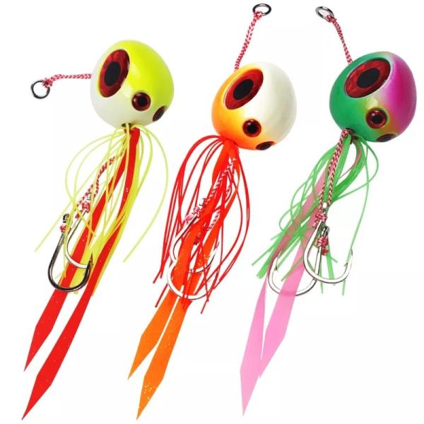 Luminous Octopus 	Fishing Lure Kit Kabura Jigs Saltwater Fishing Lure