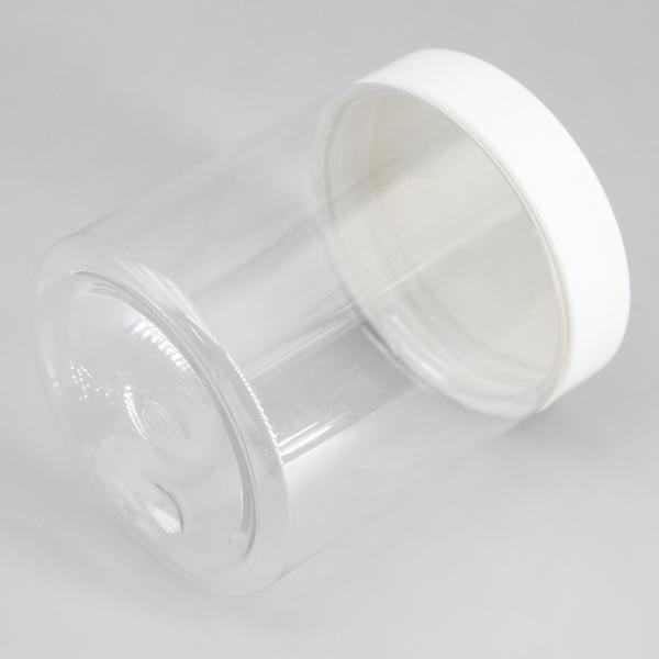 Recipientes 250ml cosméticos vazios transparentes do armazenamento 83mm dos petiscos