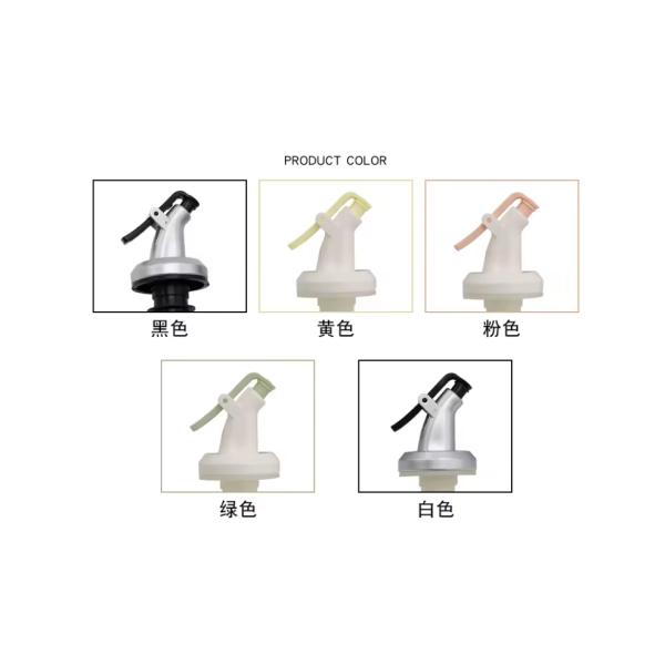 Tapón de plástico a prueba de fugas tapón roscado desmontable lavable Dispensador de salsa de soja con vinagre