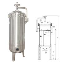 215sb325a Filtre 304 316 en acier inoxydable Cartouche d'eau liquide Sac de poche Filtre de porte en acier inoxydable