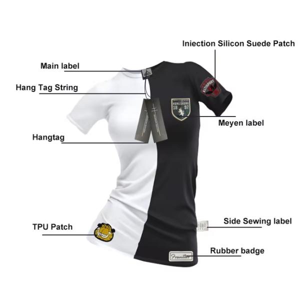 Customized Washable Clothing 3D Silver Tpu Heat Transfer Label For Garment