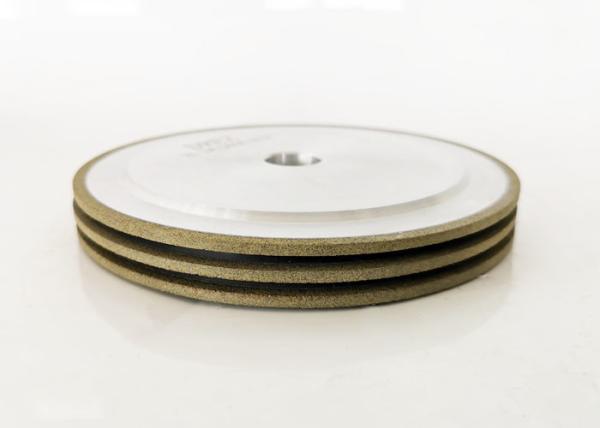 14A1 150mm*6.35mm*3mm*3mm*20mm D80/100/eficiência de moedura alta ligada das rodas de moedura diamante da resina