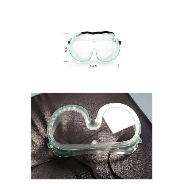 CE Full Encapsulated Eye Protection Goggles , Anti Splash Medical Safety Glasses