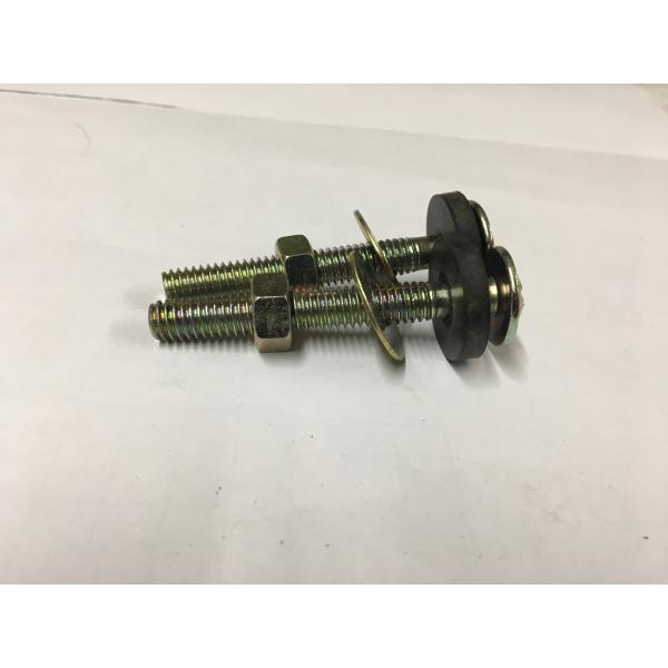 Double Copper Toilet Mounting Hardware , Toilet Tank Mounting Kit Easy Install