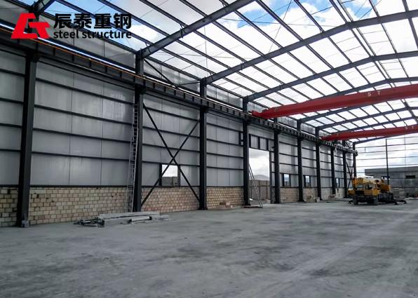 Light Metal Frame Pre Engineered Steel Warehouse Buildings Galvanized
