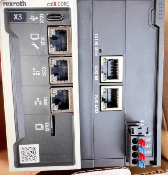CtrlX CORE X3 Programmable Logic Controller With 32-bit RISC Processor And DIN Rail Mounting