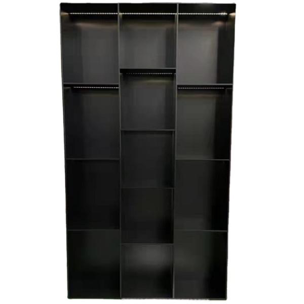 Black Room Separator Bookshelf Interior See Through Bookshelf Room Divider
