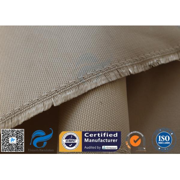 ткань стеклоткани изоляции жары печи ткани 800℃ кремнезема 1150г 1.2мм Браун