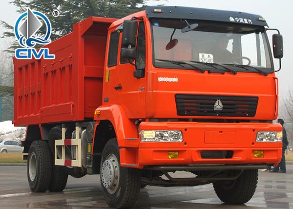 Heavy Duty Dump Truck 8 Ton 4 X 2 , SINOTRUK SWZ Diesel Tipper Truck for Sale 6 wheel dump truck