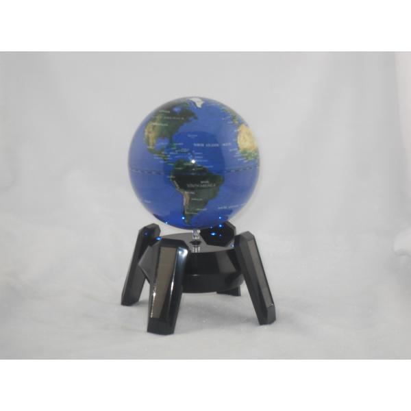 Without electricity 360 degree auto rotate under natural light Solar Powered Globe
