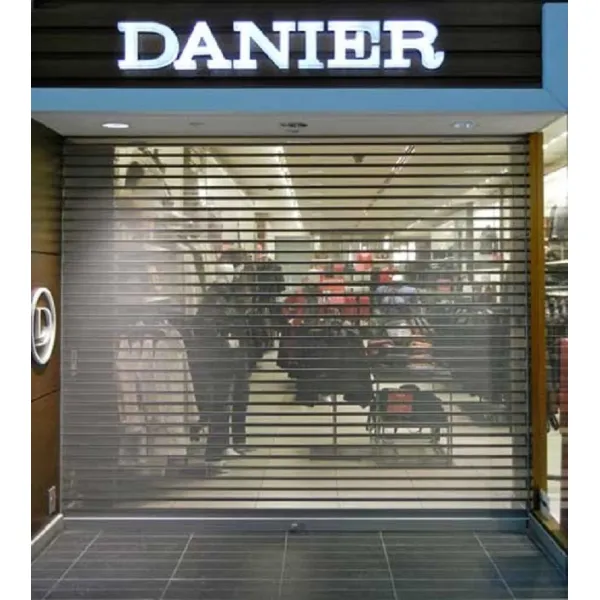 Automatic Commercial Shop Front Window Metal Roller Shutter Door