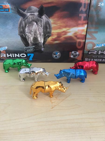 Disparaissent la balle sexuelle masculine de pilule d'amélioration de forme de rhinocéros de carte du rhinocéros 3d/emballage sexuel de capsule de pilules