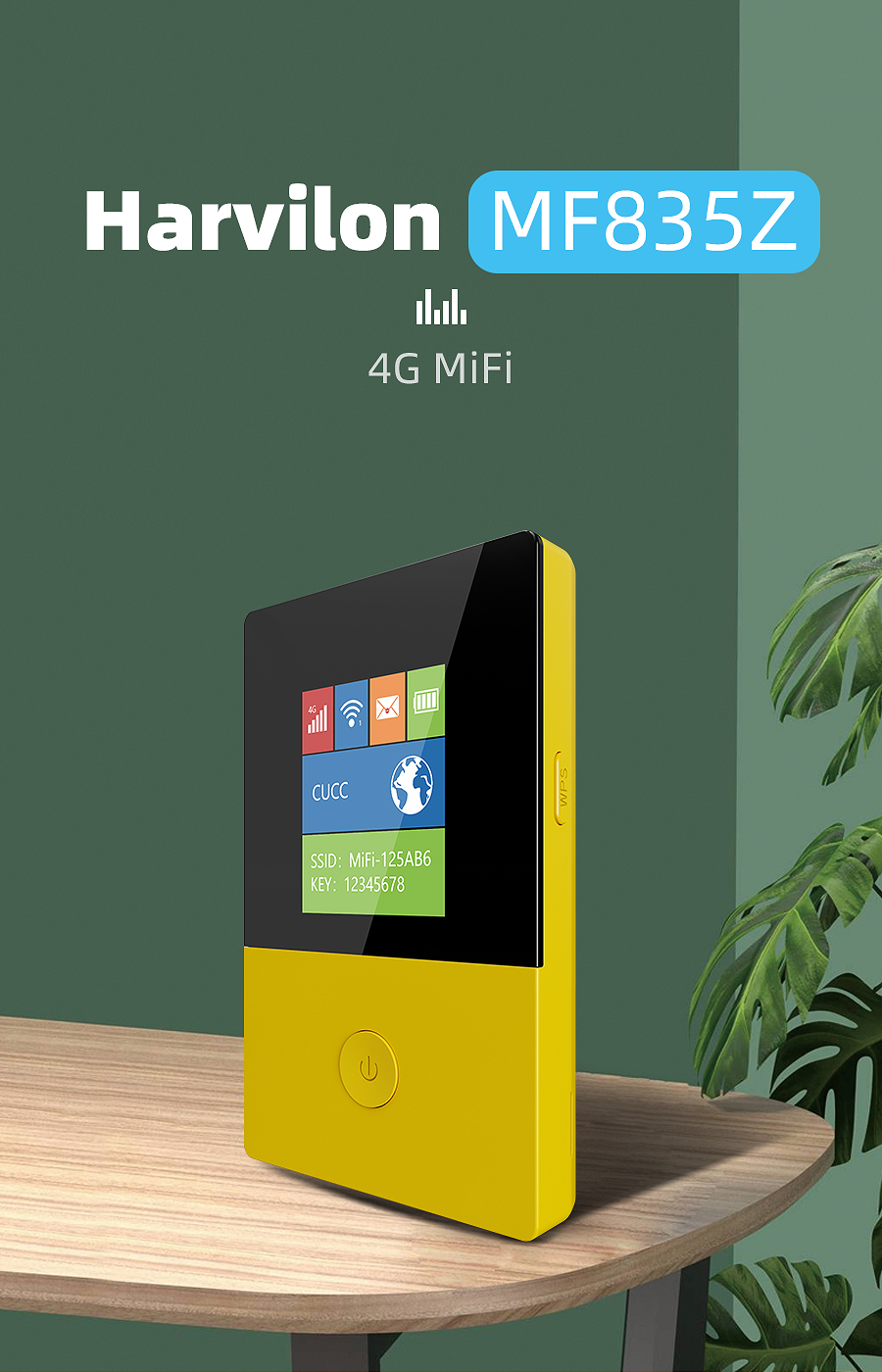 Автомобиль мобильное Mifi Точки доступа кармана 4G WIFI Harvilon открыл со слотом SIM-карты