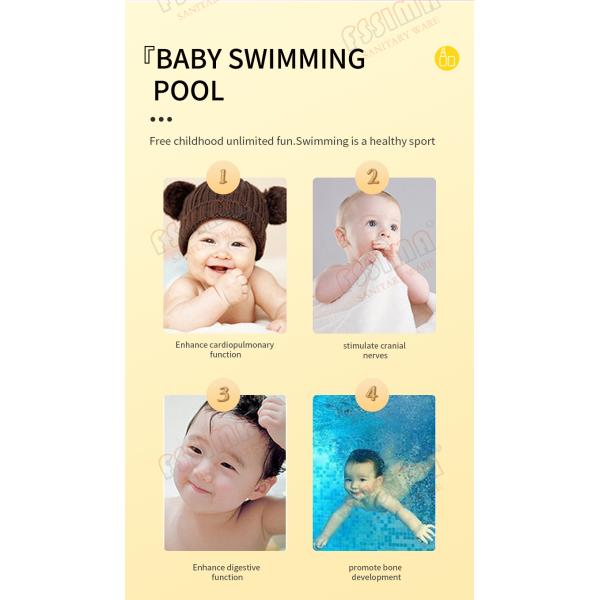 3 Meter Big Size Baby SPA Bathtub Hydromassage Swimming Pool Tub