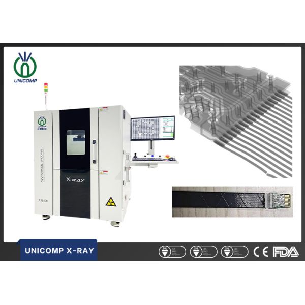 5μm Microfocus X-ray with FPD 55° tilting view to inspect PCBA BGA QFN LED soldering void