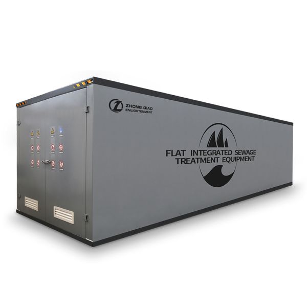 Carbon Steel Flat Integrated Modular Wastewater Treatment Plant For Municipal Use