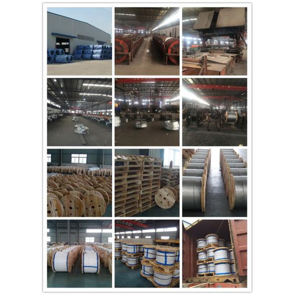 Яркое 1*7 1*19 гальванизировало стальной кабель с сильной коррозионной устойчивостью