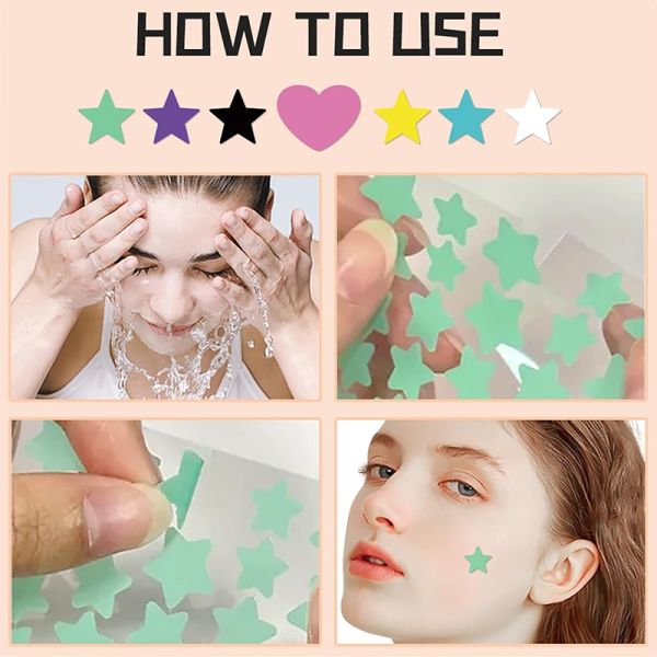 OEM Colorful Portable On The Go Acne Patches Built In Mirror Blemish Treatment