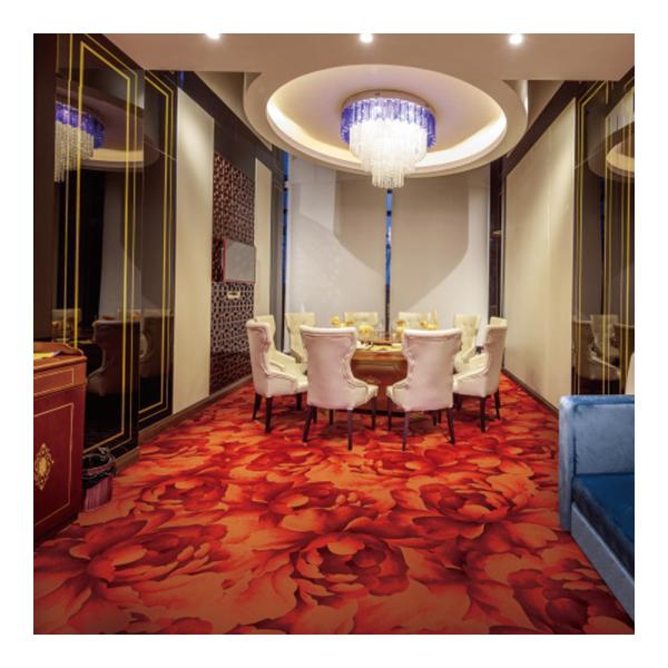 Wall To Wall Auditorium Nylon Printed Carpet With Stain Resistant