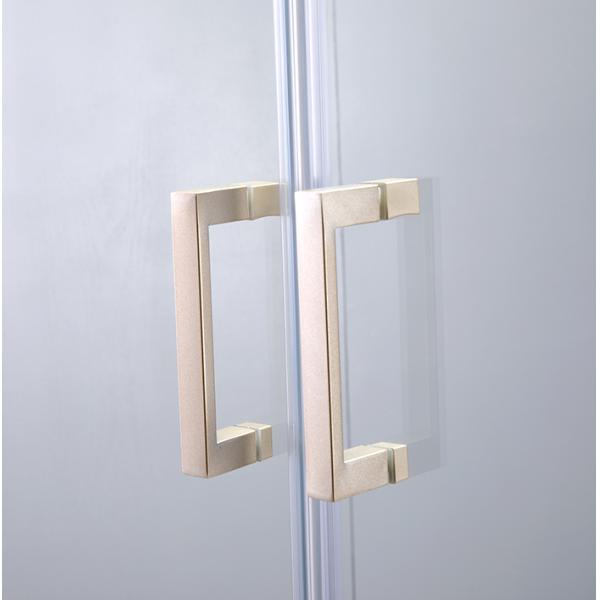 Нержавеющая сползая 6mm закаленная стеклянная дверь 1200X2000mm ливня