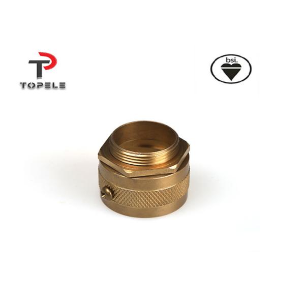 25мм латунь Мужской адаптер проводки Гибкие фитинги Желтый