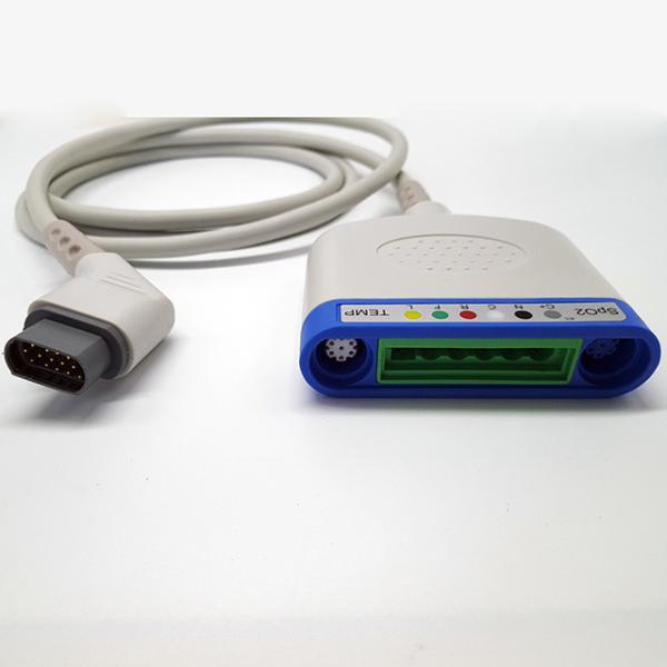 Drager Siemens Multimed Pod 16 Pin TPU 6 Lead Ecg Cable