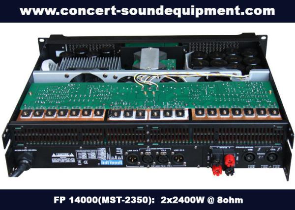 2 Channel Stereo Power Amplifier FP 14000 With NEUTRIK Connectors And Copper Heat Sink