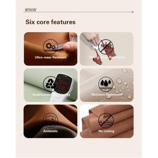 0.4mm Hydrolysis Resistance Pu Leatherette Material For Tech Accessories