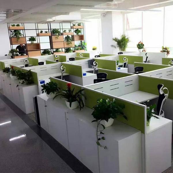 Customized L Shape 2 4 6 Person Staff Office Modular Workstations
