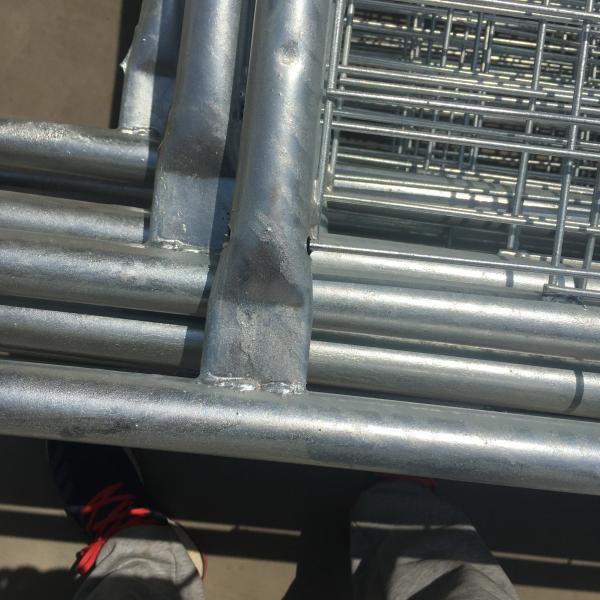 Portable Barriers Fencing / Portable Event Fencing Anti Climb Mesh Infill