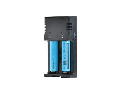Portable Travel 3.7V Dual Bay Charger Dual Channel Digital Battery Charger