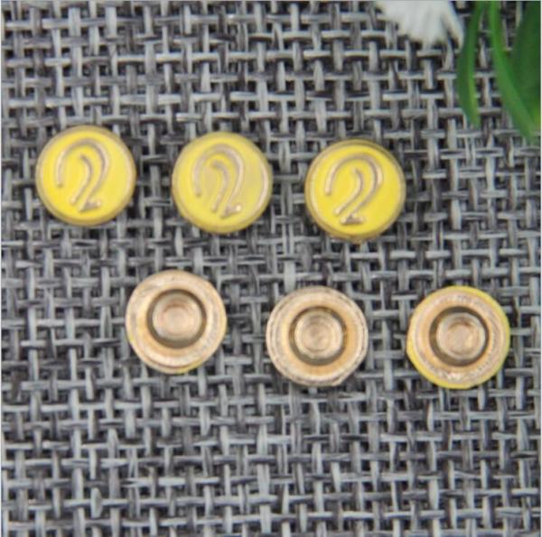 2018 Spring new pink color zinc alloy hardware 7 mm ear pattern bang nail rivets for clothing luggage