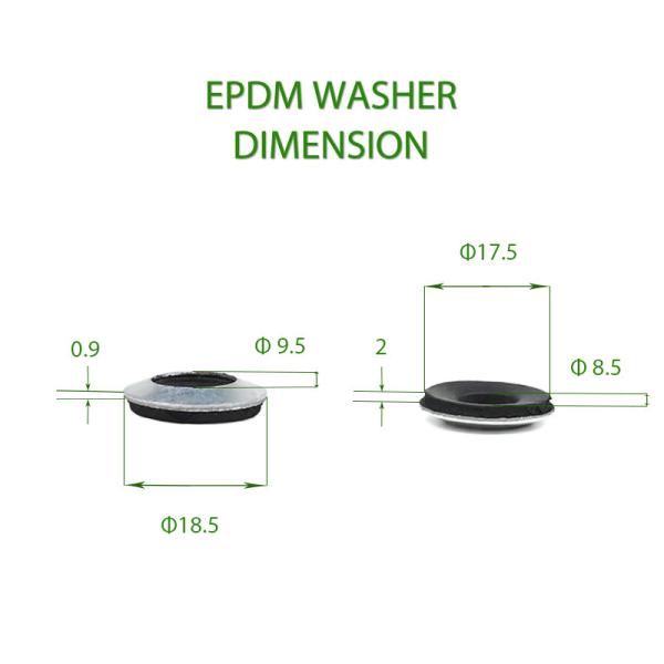 Epdm Rubber Bonded Sealing Washer Neoprene Bonded Washers for Customized Aluminium Washers