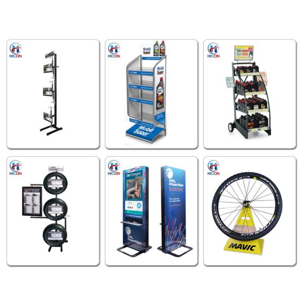 Factory Price Car Accessories Metal Engine Oil Showroom Display Racks
