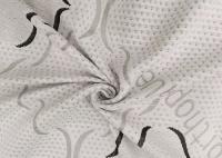 Taie d'oreiller de coutil tricotée de latex d'oreiller de mémoire de tissu de matelas en bambou de fibre de couche d'air