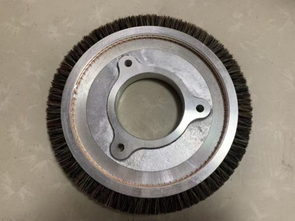 Wire Stenter 190mm Bristle Brush Wheel Textile Stenter Machine Cleaning Brushes