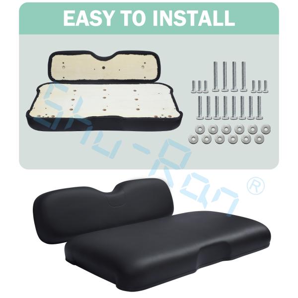 EZGO RXV Front Seat Cushion, Golf Cart Accessories Flip Front Seat