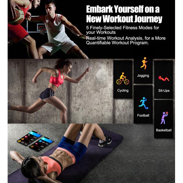 Звонок BLE5.0 Bluetooth Smartwatch монитора кровяного давления тарифа сердца C07C