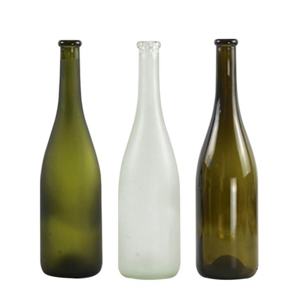 500ml Burgundy Wine Bottles - Amber Glass UV Protection, 30mm Neck, Custom Label Ready Bulk Orders