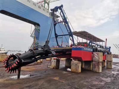 WN200 Segadora de sucção com cor vermelha para dragagem de areia